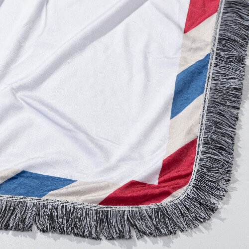 Plyšová deka 150 x 100 cm s obálkovým vzorem pro sublimaci