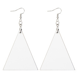 MDF náušnice pro sublimaci - velký trojúhelník