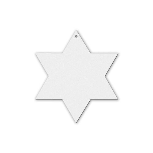 Vánoční stromeček přívěsek plstěná hvězda