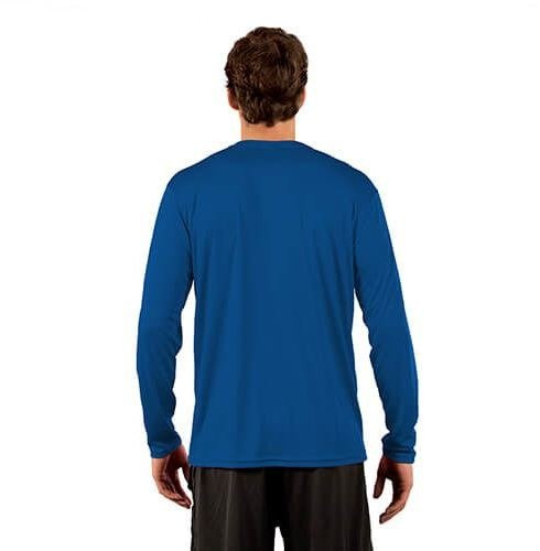 Solární tričko s dlouhým rukávem - Královská modrá