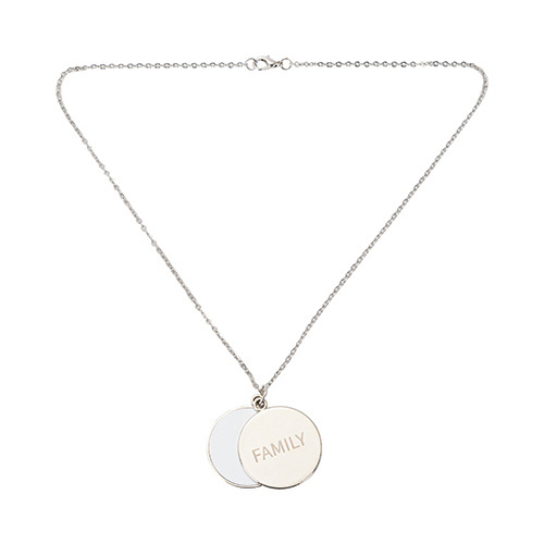 Kulatý medailon pro sublimaci - Family