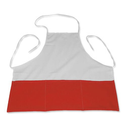 Kuchyňská zástěra Červená Sublimace Termotransfer