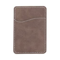 Kožené pouzdro na kreditní kartu pro smartphone pro sublimaci - šedé