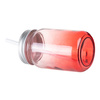 Skleněný hrnek Mason Jar 450 ml bez ucha pro sublimaci - červený gradient