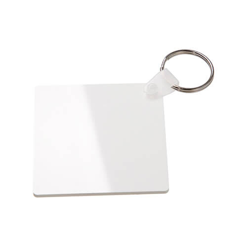 Plastový kroužek na klíče pro sublimaci - čtvercový