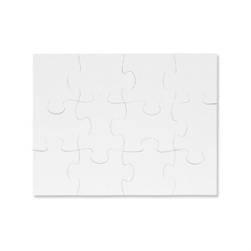 Puzzle 18 x 13 cm (12 dílků) - pro sublimaci