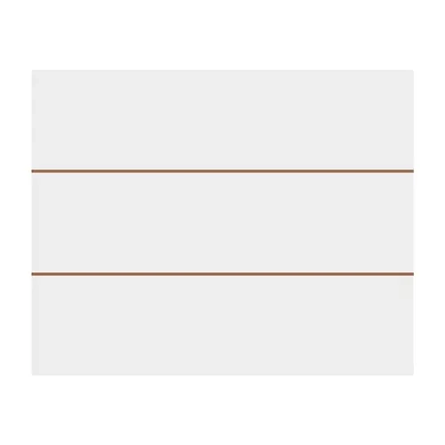 Obdélníkový fotorámeček z MDF, pruhovaný, 25 x 20 cm