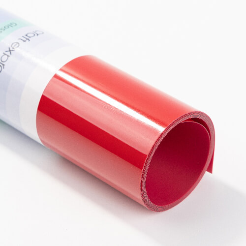 Flex fólie - lesklá červená