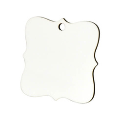 Vánoční stromeček přívěsek ornament polygon MDF sublimační tepelný přenos