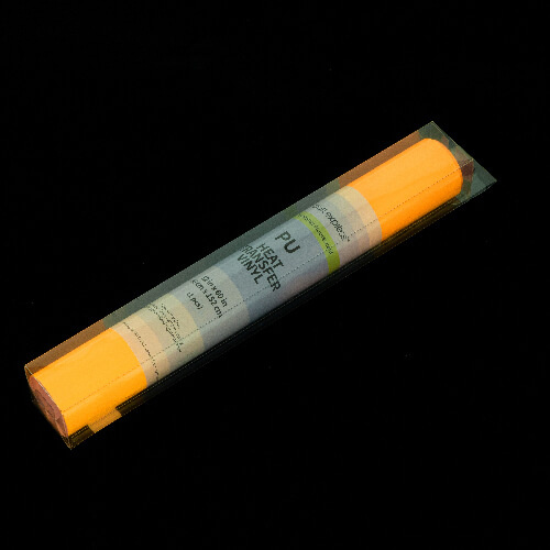 Luminiscenční flexi fólie - oranžová svítící žlutá