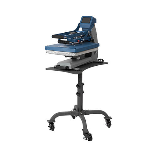 Univerzální stojan pro tepelný lis na kolečkách