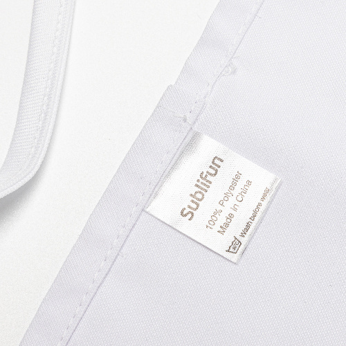 Bílý náhradní díl se třemi kapsami pro dospělé na sublimaci