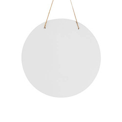 Věšák na dveře z MDF pro sublimaci - kruh Ø 30 cm