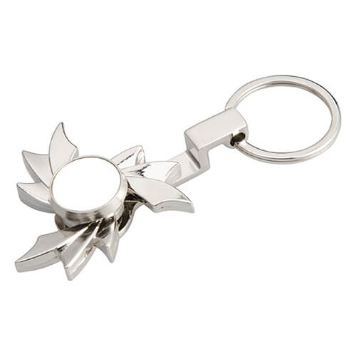 Kovová klíčenka - spinner pro sublimaci - Hot Wheel