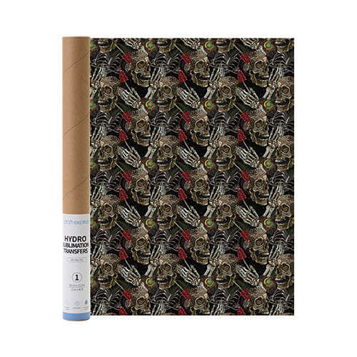 Hydrosublimační fólie Craft Express - Halloween Skeleton