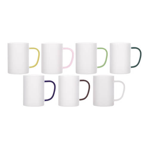 Hrnek 360 ml matná s okrajem pro sublimaci