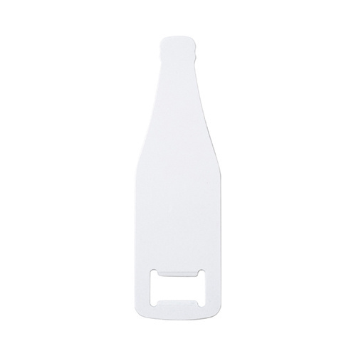 Otvírák na lahve 3,5 x 11,6 cm pro sublimaci - bílý