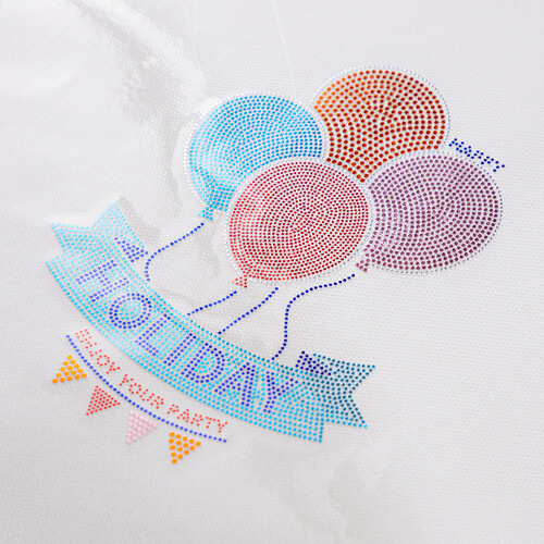 Velký zirkonový plech pro termotransfer - balónky