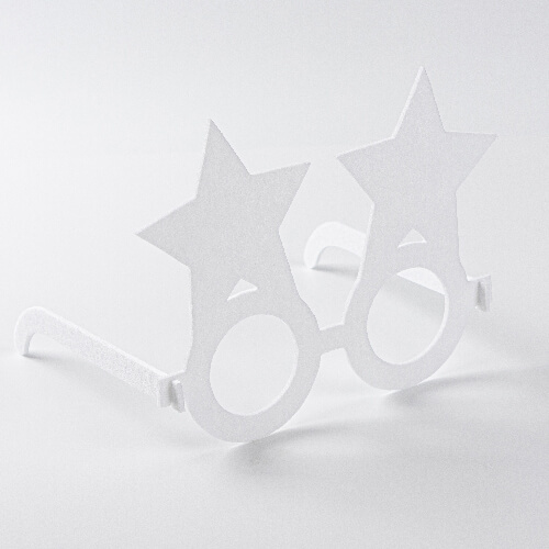 Sublimační plstěné brýle - hvězda