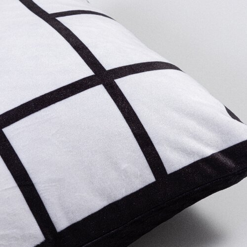 Plyšový povlak na polštář s fotografickými panely pro sublimaci - 13 panelů