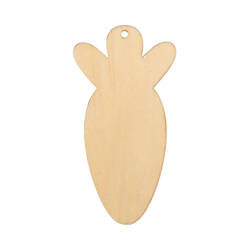 Překližkový přívěsek pro sublimaci - mrkev