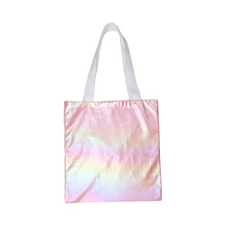 Sáček 34 x 36 cm pro sublimaci - holo efekt - růžový