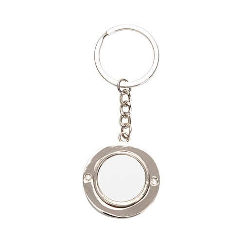 Otočný přívěsek na klíče pro sublimaci - kruh