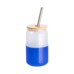 400 ml sklenice na sublimaci za studena - modrá