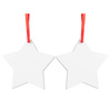 Oboustranný přívěsek z MDF pro sublimaci - hvězda