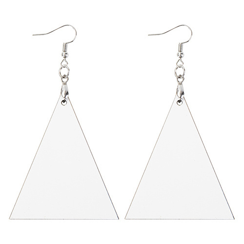 MDF náušnice pro sublimaci - velký trojúhelník