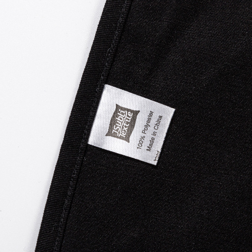 Černá zástěra s dětskou kapsou pro sublimaci