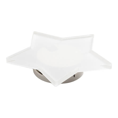 Akrylový odznak s barevným sublimačním osvětlením LED - hvězda