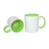 Hrnek 330 ml ECO FUNNY světle zelený (Sublimace Termotransfer)