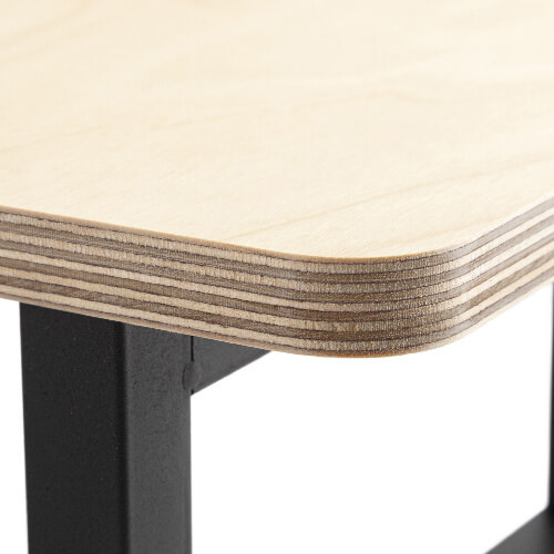 Dětská překližková stolička s kovovými nohami pro sublimaci