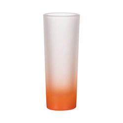 90 ml matné sklo pro sublimaci - oranžový gradient