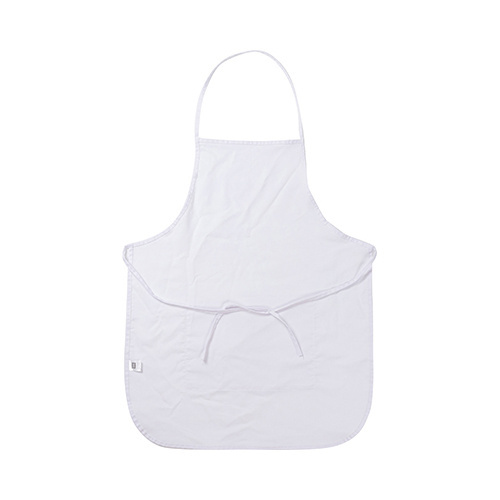 Bílá zástěra s kapsou pro dospělé na sublimaci