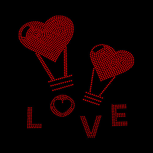 Zirkoniová deska pro termotransfer - love