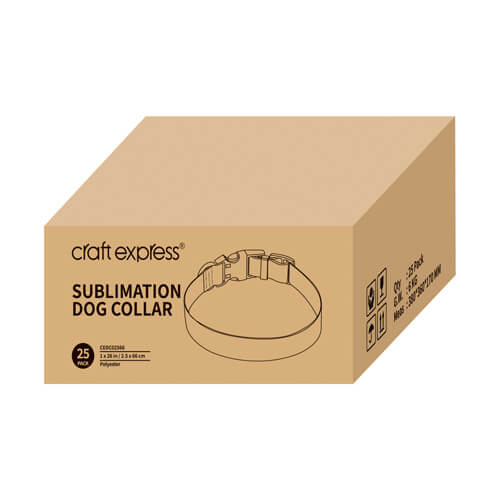 Sada 4 obojků pro psy k sublimaci