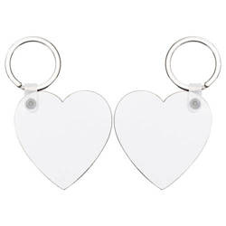 Oboustranná klíčenka z MDF pro sublimaci - srdce