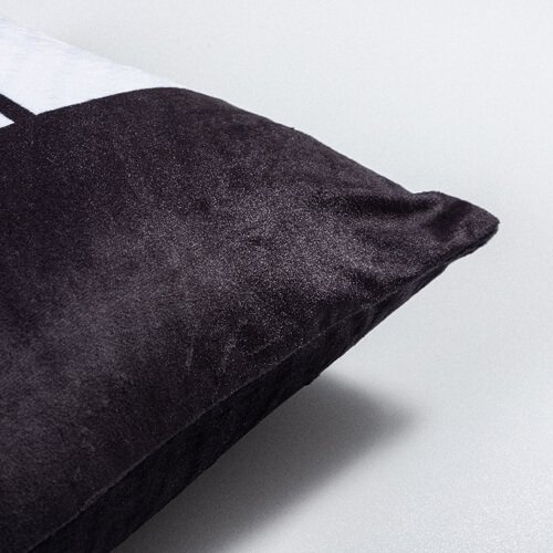 Plyšový povlak na polštář s fotografickými panely pro sublimaci - 3 panely