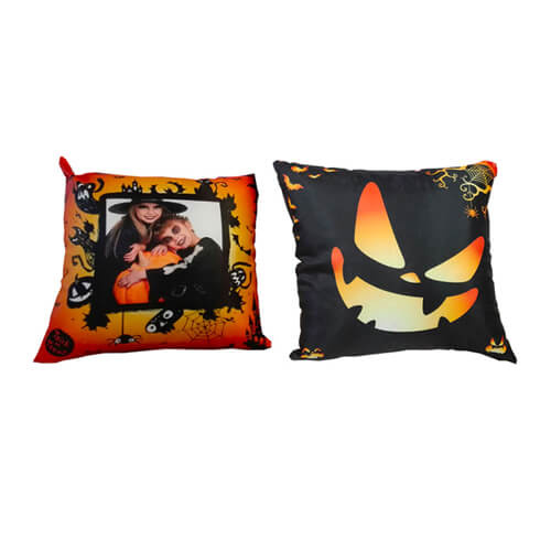 Saténový povlak na polštář 38 x 38 cm pro sublimaci - Halloween