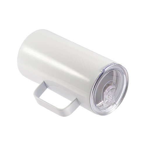 Hrnek z nerezové oceli o objemu 600 ml pro sublimaci - bílý