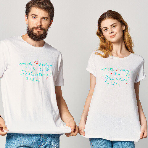 Velký zirkonový plech pro termotransfer - Happy Valentine's Day