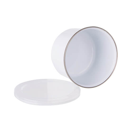 Smaltovaná nádoba o objemu 800 ml s víkem pro sublimaci