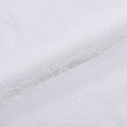 Deka Minky s kapucí 150 x 130 cm pro sublimaci - bílá