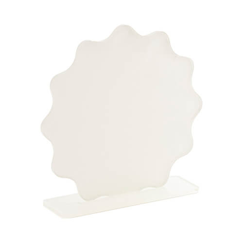 Akrylový rám QR kód pro sublimaci - květina