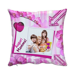 Dvoubarevný saténový povlak na polštář 38 x 38 cm pro sublimaci - Fuxia