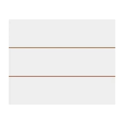 Obdélníkový fotorámeček z MDF, pruhovaný, 25 x 20 cm