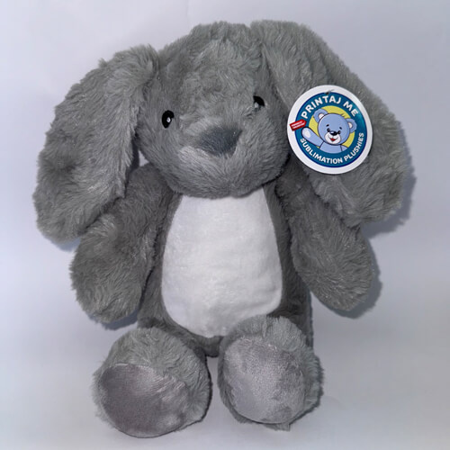 Králík (šedý) 25 cm pro sublimační tisk