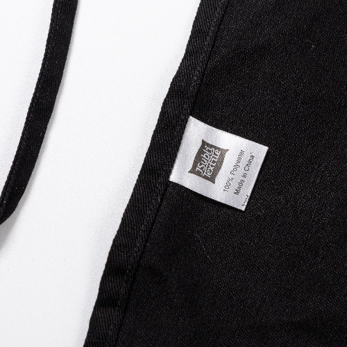 Černá zástěra s kapsou pro dospělé na sublimaci